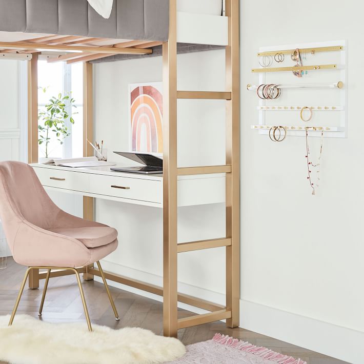 Elle lacquer wall jewelry organizer deals